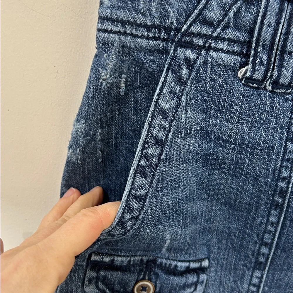 ANTHROPOLOGIE PILCRO The Wanderer Denim Button Front Shorts Size 26 - Picture 5 of 15